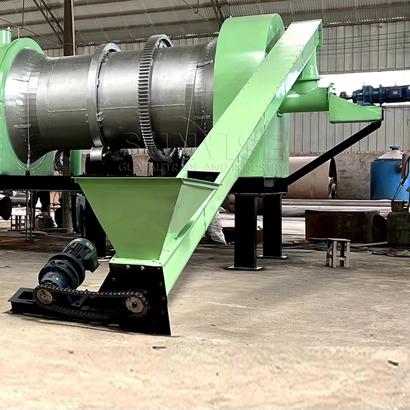 Continuous Charcoal Line Charcoal plant, waste recycle plant and